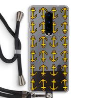 Musketon Anchor: OnePlus 8 Transparant Hoesje met koord