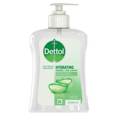 Handzeep Dettol Hydrating Aloe Vera antibacterieël 250ml | 6 stuks