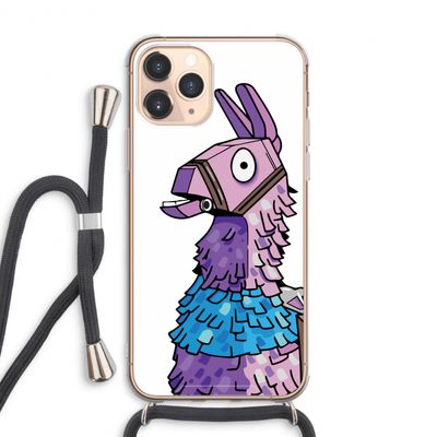 Lama: iPhone 11 Pro Max Transparant Hoesje met koord