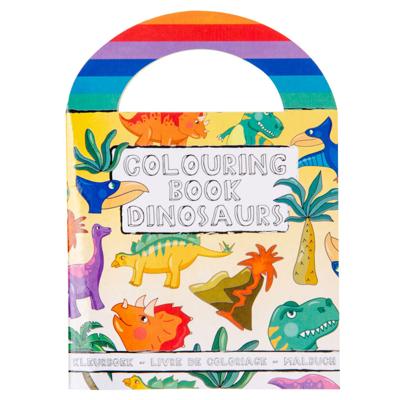 LG-Imports Kleurboekje met stickers dinosaurus