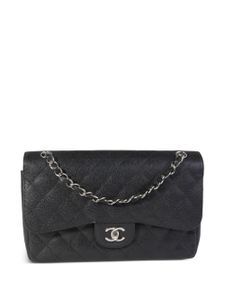 CHANEL Pre-Owned sac porté épaule Jumbo Double Flap (2011) - Noir