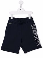 Lacoste Kids short à logo imprimé - Bleu Lacoste Kids short à logo imprimé - Bleu