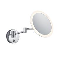 Trio SpiegellampView 3x Zoom 21cm rond chroom - 282990106