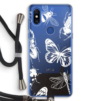 Tiny Bugs: Xiaomi Mi Mix 3 Transparant Hoesje met koord