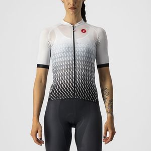 Castelli Climber&apos;s 2.0 fietsshirt korte mouw wit/zwart dames M