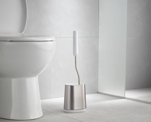 Joseph Joseph - Flex Lite Toiletborstel - Kunststof - Zilver