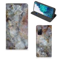 Samsung Galaxy S20 FE | Standcase | Marmer Grijs