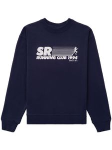 Sporty & Rich sweat à imprimé SR Running Club - Bleu