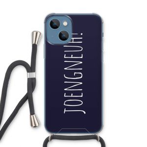Joengneuh!: iPhone 13 Transparant Hoesje met koord