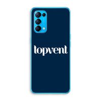 Topvent Navy: Oppo Find X3 Lite Transparant Hoesje