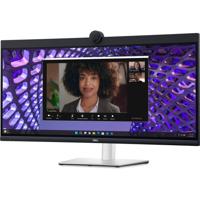 Dell P3424WEB Conferencing LED-monitor Energielabel F (A - G) 86.6 cm (34.1 inch) 3440 x 1440 Pixel 21:9 8 ms Microfoonaansluiting IPS LED