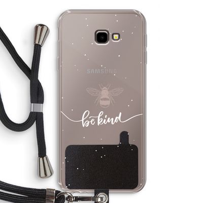 Be(e) kind: Samsung Galaxy J4 Plus Transparant Hoesje met koord