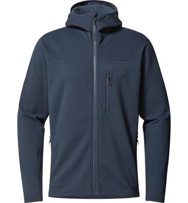 Haglofs Rosson Mid Hood Fleece Heren Tarn Blue L