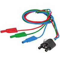 Chauvin Arnoux P01295398 Meetsnoer Aansluitkabel met 3 gescheiden veiligheidsmeetkabels (rood, blauw, groen) 1 set(s)