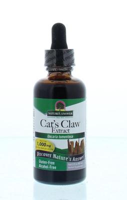 Natures Answer Cat's claw extract uncaria tomentosa alcoholvrij