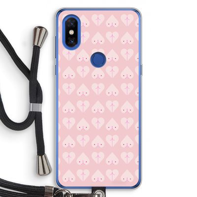 Ass 'n Titties: Xiaomi Mi Mix 3 Transparant Hoesje met koord