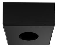 LED afdekring zwart vierkant voor LED opbouwspot 2090 of 3090