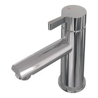 Brauer Chrome Edition Wastafelmengkraan opbouw - laag - model E chroom 5-CE-001-HD1