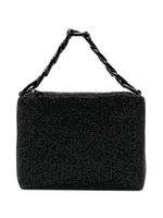 Patrizia Pepe Maxichain rhinestone tote bag - Noir - thumbnail