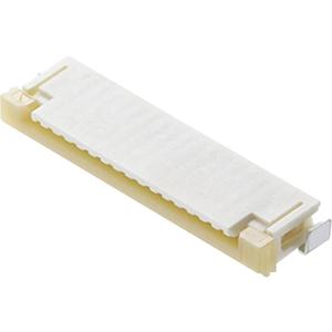 Molex 522071660 FFC/FPC-aansluiting Totaal aantal polen: 16 Rastermaat: 1 mm Inhoud: 1 stuk(s) Tape on Full reel