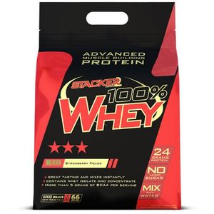 100% Whey 2000gr Aardbei