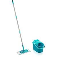 Dweilset - LEIFHEIT - PowerClean M - 55510 - Dweil- en wringeremmer - Eenvoudig in gebruik - Turkoois