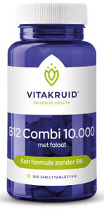 Vitakruid B12 Combi 10.000 Met Folaat Smelttabletten