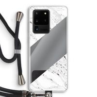 Biggest stripe: Samsung Galaxy S20 Ultra Transparant Hoesje met koord