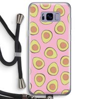 Dancing avocados: Samsung Galaxy S8 Transparant Hoesje met koord