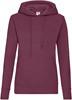 Fruit Of The Loom F409 Ladies´ Classic Hooded Sweat - Burgundy - XL