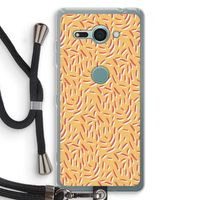 Camouflage: Sony Xperia XZ2 Compact Transparant Hoesje met koord