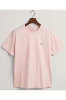 GANT Regular Fit T-Shirt ronde hals roze, Effen