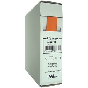Krimpkous Polyolefin 2:1 In Trekbox Oranje 9,5 > 4,5mm