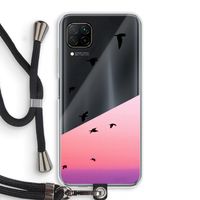 Fly away: Huawei P40 Lite Transparant Hoesje met koord