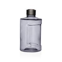 Waterfles Versa Blauw Glas Aluminium 900 ml 10 x 19 x 10 cm