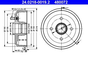 ATE Remtrommel 24.0218-0019.2