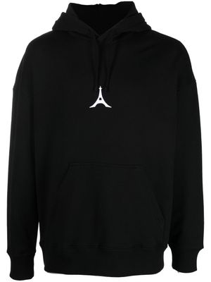 Givenchy hoodie en coton à patch logo - Noir