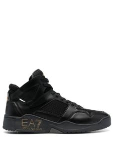 Ea7 Emporio Armani baskets à logo débossé - Noir