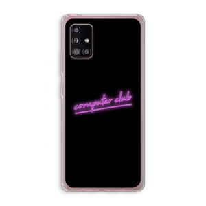 Vice Black: Samsung Galaxy A51 5G Transparant Hoesje