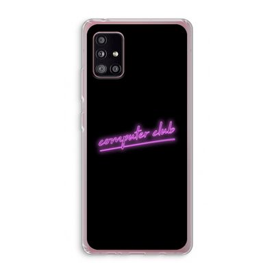 Vice Black: Samsung Galaxy A51 5G Transparant Hoesje