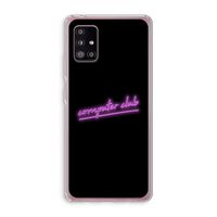 Vice Black: Samsung Galaxy A51 5G Transparant Hoesje