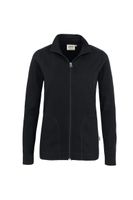 Hakro 227 Women's Interlock jacket - Black - XS - thumbnail