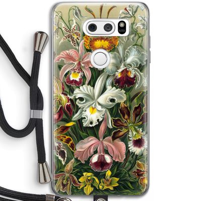 Haeckel Orchidae: LG V30 Transparant Hoesje met koord