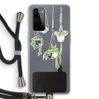 Hang In There: OnePlus 9 Pro Transparant Hoesje met koord