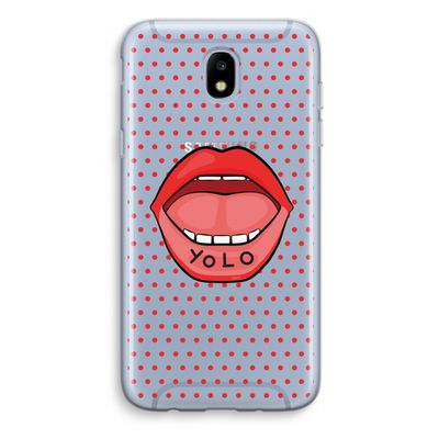 Yolo Denise: Samsung Galaxy J5 (2017) Transparant Hoesje