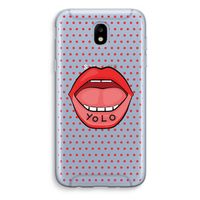 Yolo Denise: Samsung Galaxy J5 (2017) Transparant Hoesje