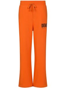 Dolce & Gabbana DGVIB3 logo-print cotton track pants - Orange