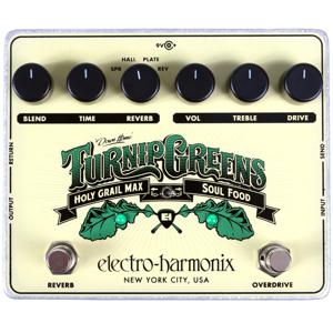 Electro Harmonix Turnip Greens overdrive en reverb effectpedaal