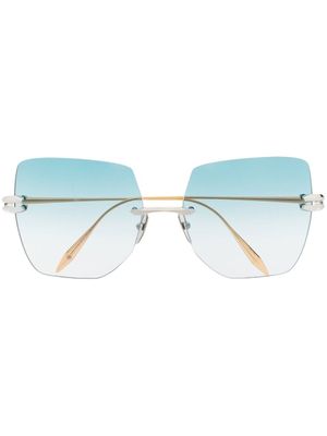 Dita Eyewear lunettes de soleil à monture papillon - Or