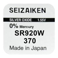 Seizaiken 370 SR920W zilveroxide batterij - 1.55V